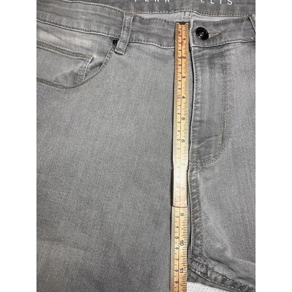 Perry Ellis Jeans Slim Fit Stretch Men 36x32 (38x31.5 Actual) Light Gray Denim - Picture 5 of 13